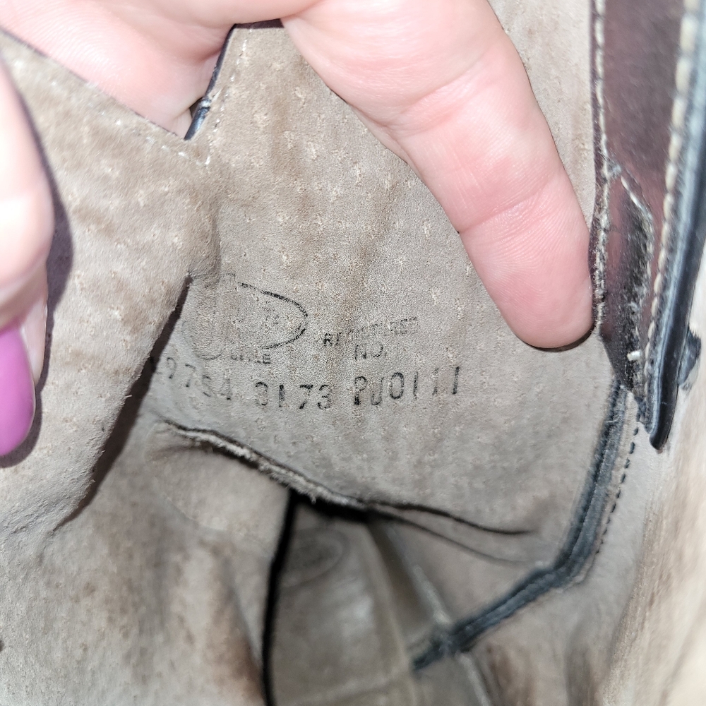 Justin Grey Women 8.5 Boots Western Cowgirl Leather - Picture 12 of 12